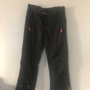 Morrow Black 5000mm Snowboard pants